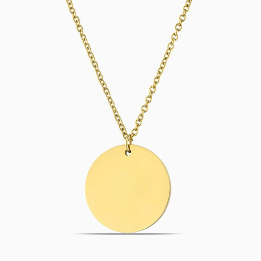 Plättchen Halskette